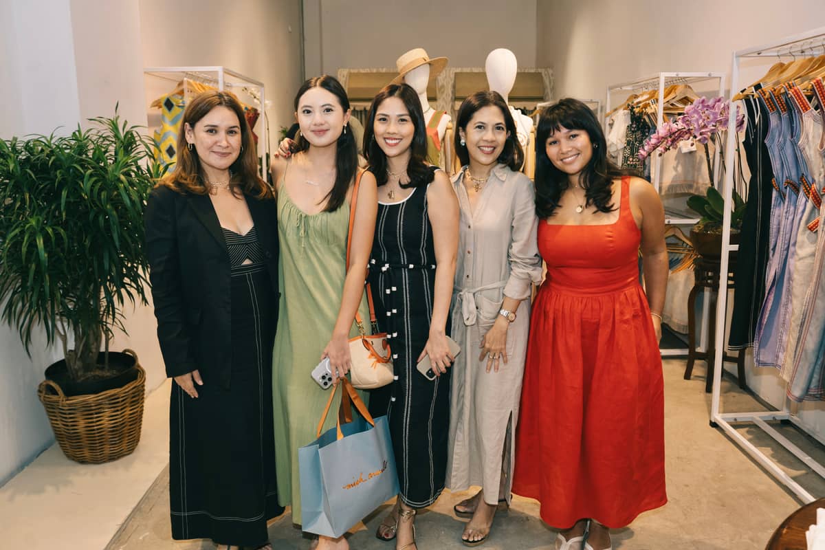 Vernice Songco, Monica Arcenas, Mich Araullo Razon, Ann Arcenas and Nana Songco.